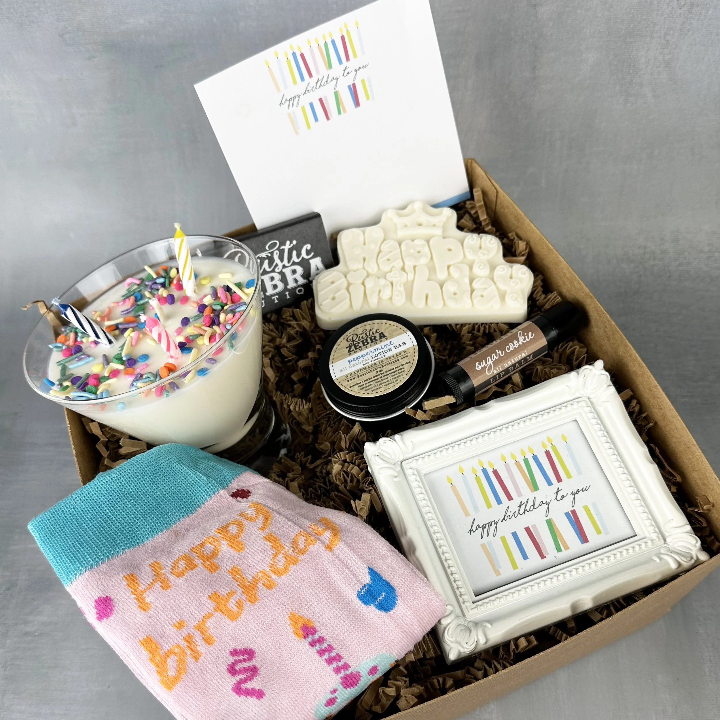 BIRTHDAY BOXES — Rustic Zebra Boutique